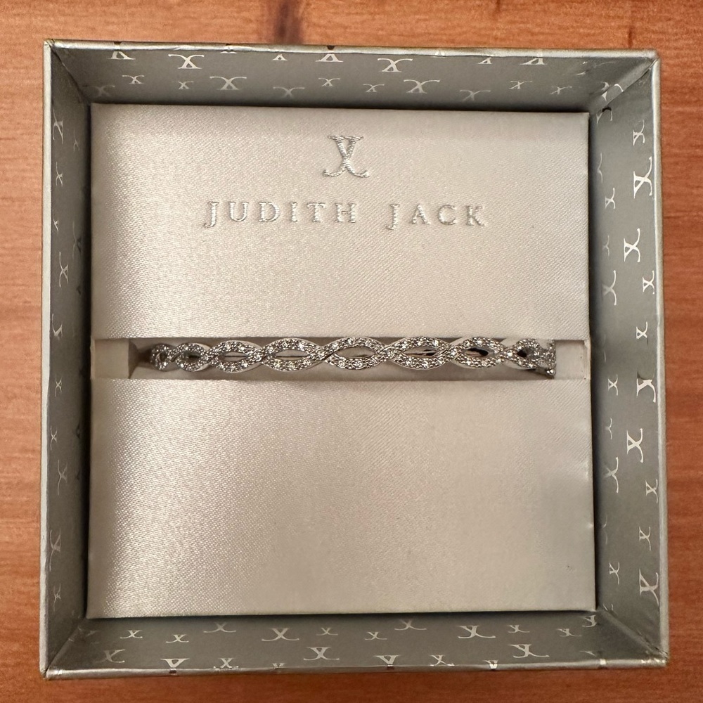 Judith Jack sterling silver infinity bracelet- NEW W/ TAGS